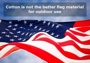 what heavy duty cotton american flag